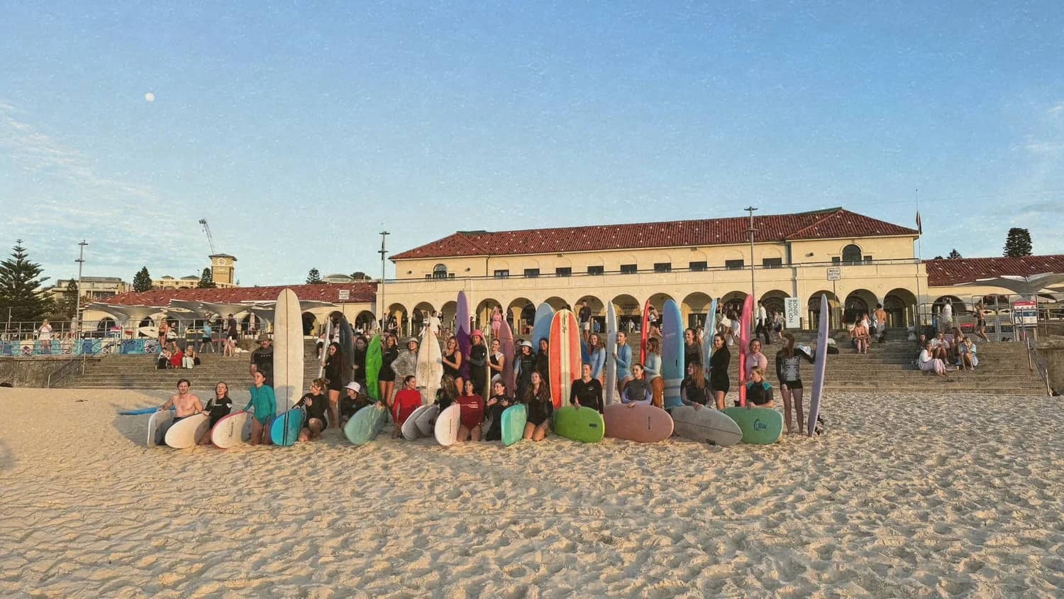 Yoga on Bondi Beach